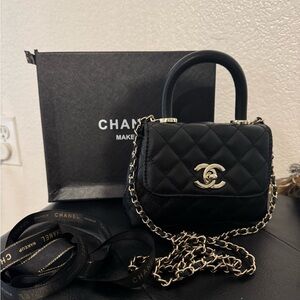 Chanel Makeup BEAUTE Mini Crossbody with Gold Chain- New!